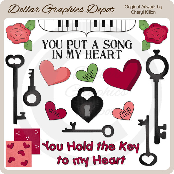 Llave De Mi Corazón - Clipart