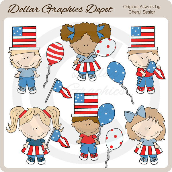 Tierra que amo a los niños - Clipart