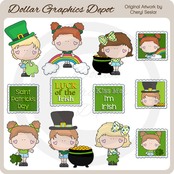 Piccoli frammenti - Giorno di San Patrizio - ClipArt