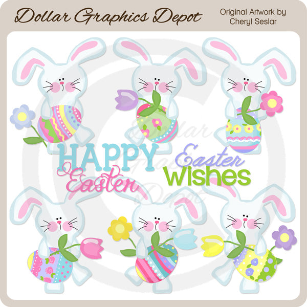 Little Cottontail - Clip Art