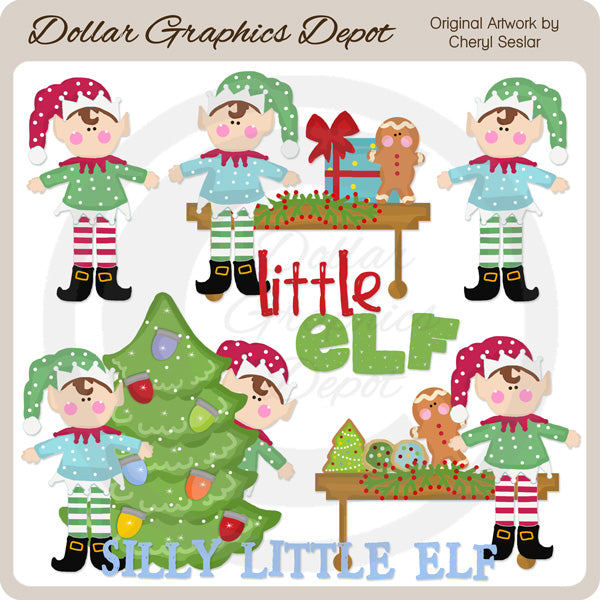 Pequeño Elfo - Clipart