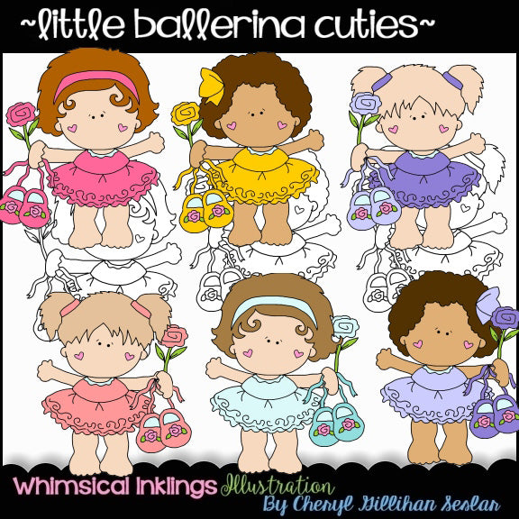 Pequeñas bellezas de bailarina