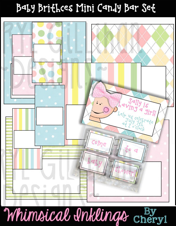 Little Britches_Hershey Mini Involucri per barrette di cioccolato