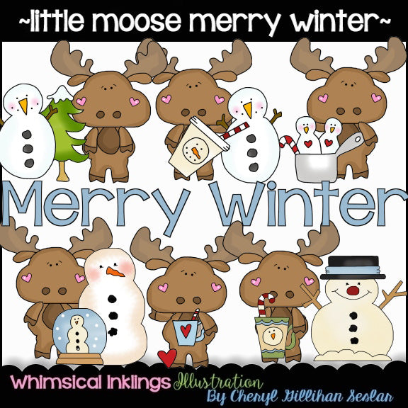 Pequeño alce...Feliz invierno