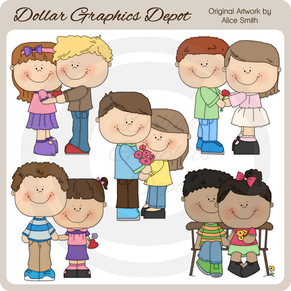 Amami coppie - ClipArt