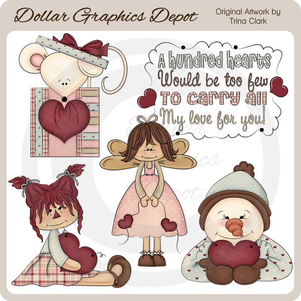Love Warms The Heart - Clip Art