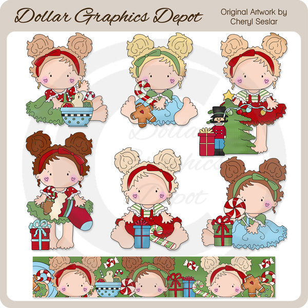 Lucy Disfruta De La Navidad - Clipart