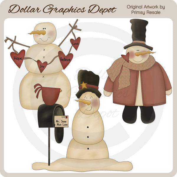 Signor Snow - ClipArt