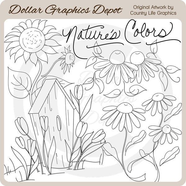 I colori della natura - Timbri digitali