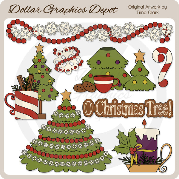 O Árbol De Navidad 2 - Clipart