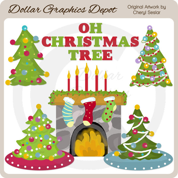 Oh Árbol De Navidad - Clipart