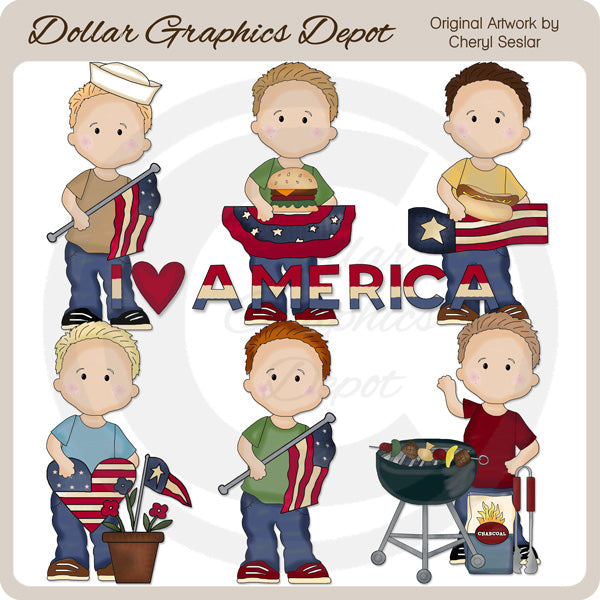 Oliver ama l'America - ClipArt
