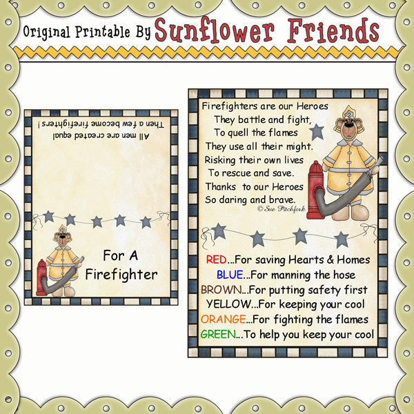For A Firefighter   *MM321