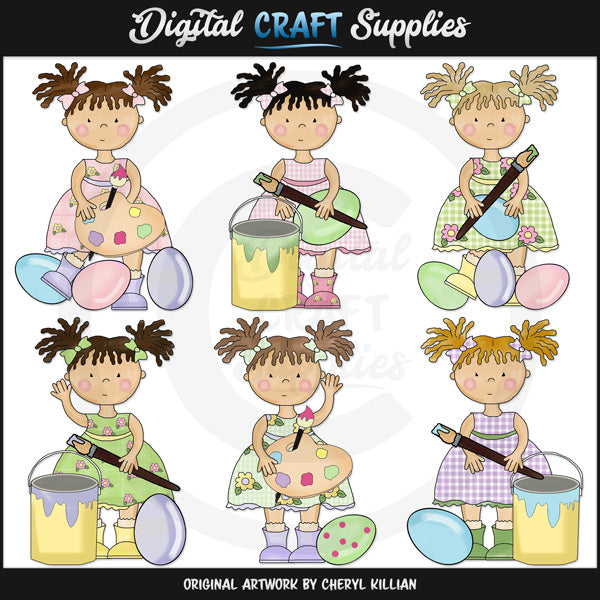 Dipingere le uova - ClipArt - Esclusiva DCS