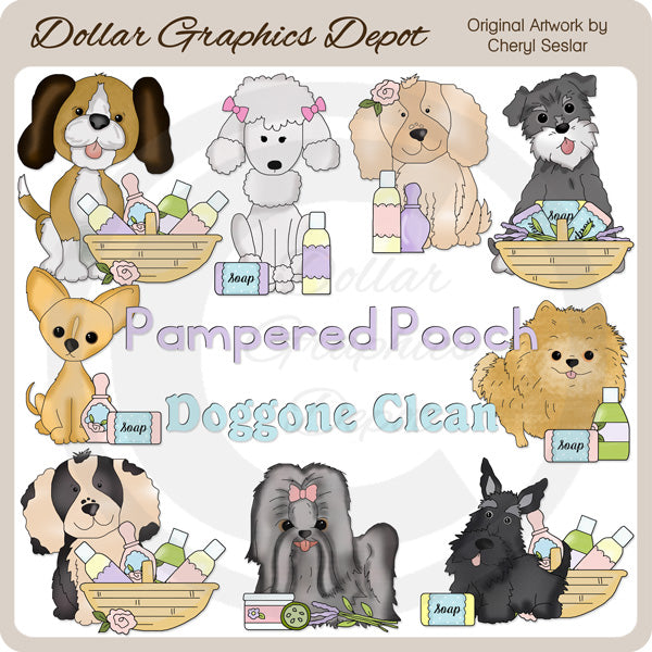 Cuccioli coccolati - ClipArt - Esclusiva DCS