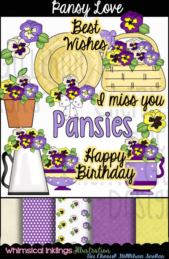 Pansy Love...Colección gráfica