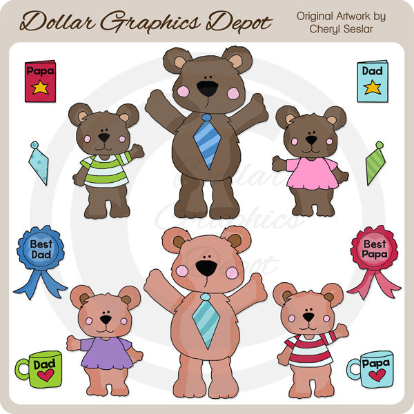 Papà Orso - ClipArt