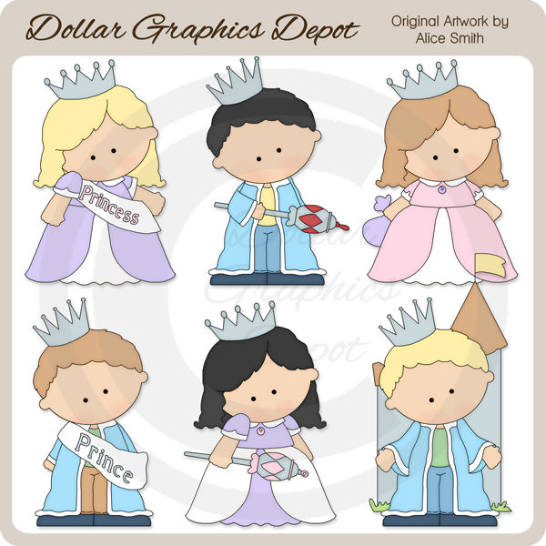Principi e principesse - ClipArt - Esclusiva DCS