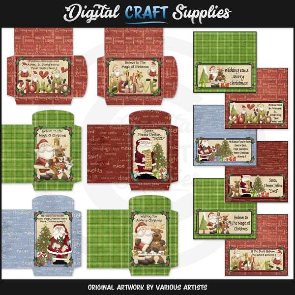 Santa's List - Christmas Cocoa Packets - DCS Exclusive