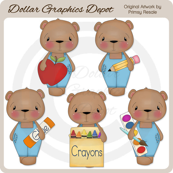Orsi della scuola - Ragazzi - ClipArt