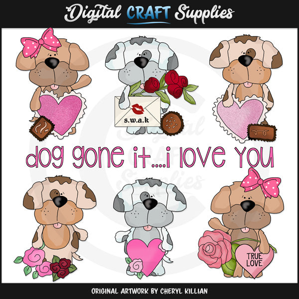 Cucciolo trasandato - San Valentino - ClipArt