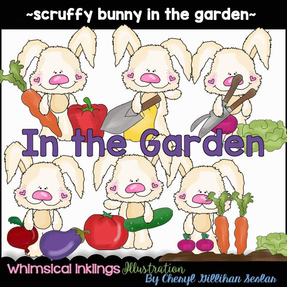 Conejito desaliñado... en el jardín