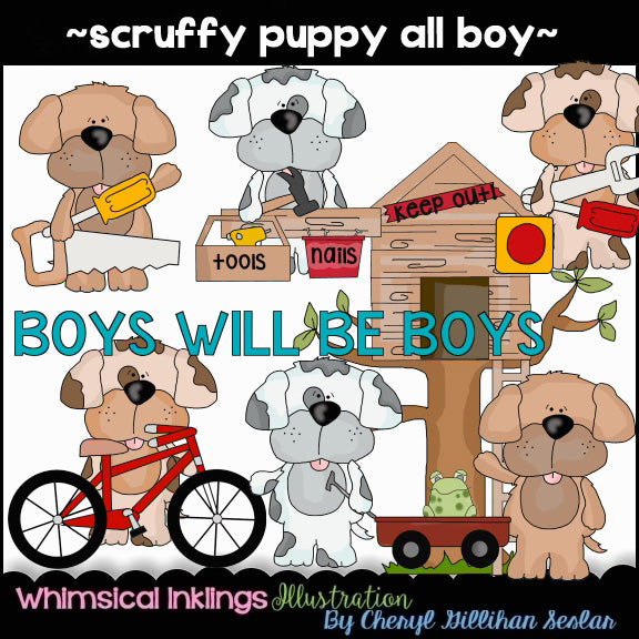 Cachorro desaliñado...Todos los cachorros varones