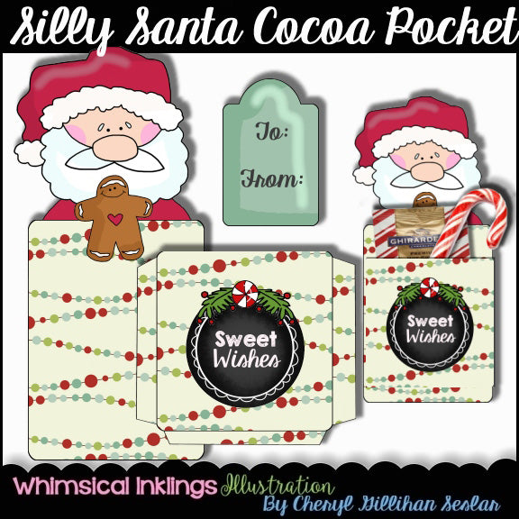 Silly Santa Cocoa Pocket (WI)