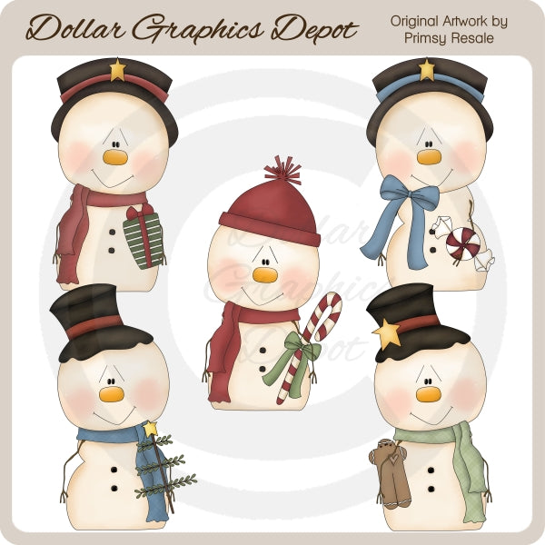 Amici della neve 1 - ClipArt