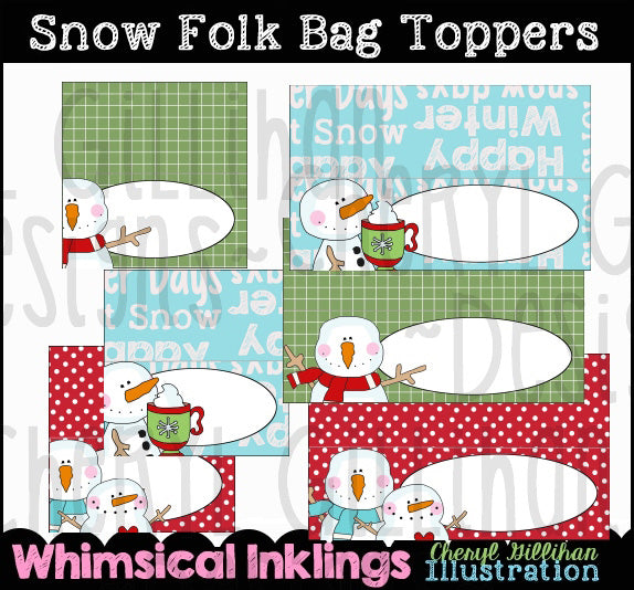 Toppers per borse Snow Folk (WI)