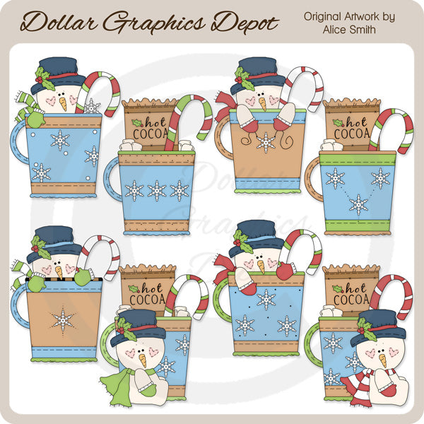 Snowman Soup 2 - Clip Art - *DCS Exclusive*