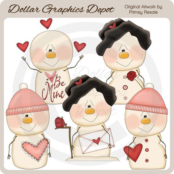 Amore nevoso - ClipArt