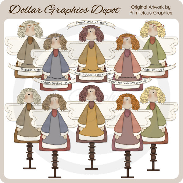 Ángeles Del Huso - Clipart