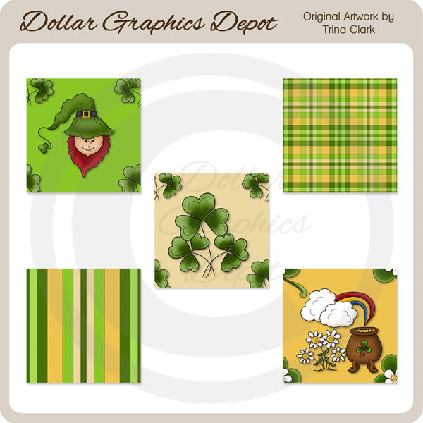 Día de San Patricio - Azulejos de fondo