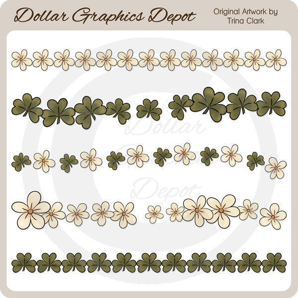 Fronteras del día de San Patricio - Clipart