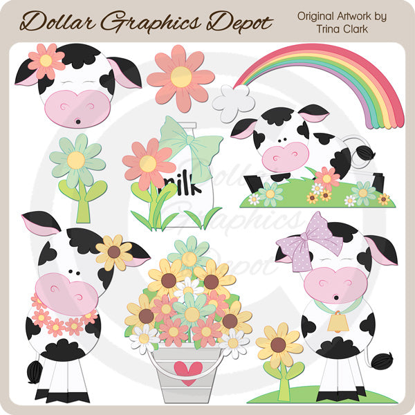 Vacas De Verano - Clipart