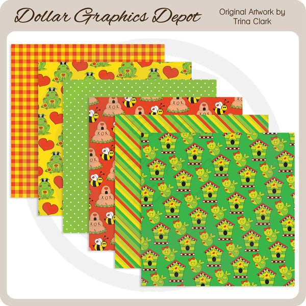 Summer Days 1 - Scrap Papers