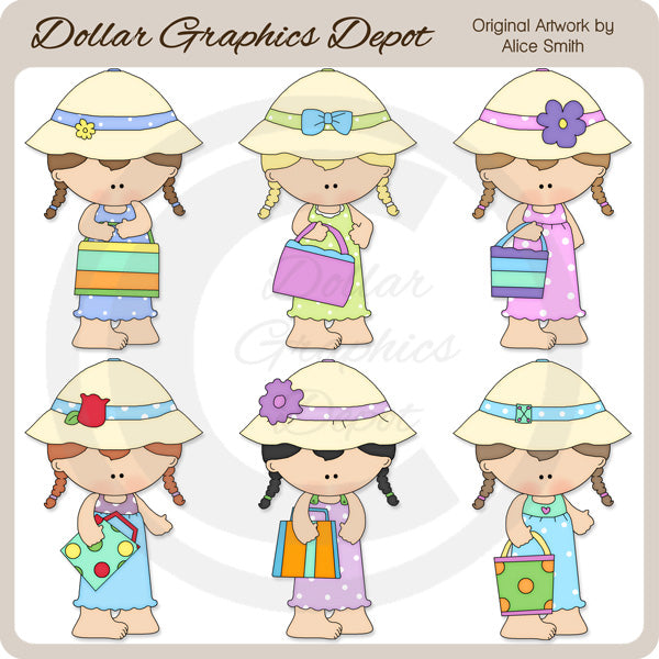 Sundress Sammie - Clip Art