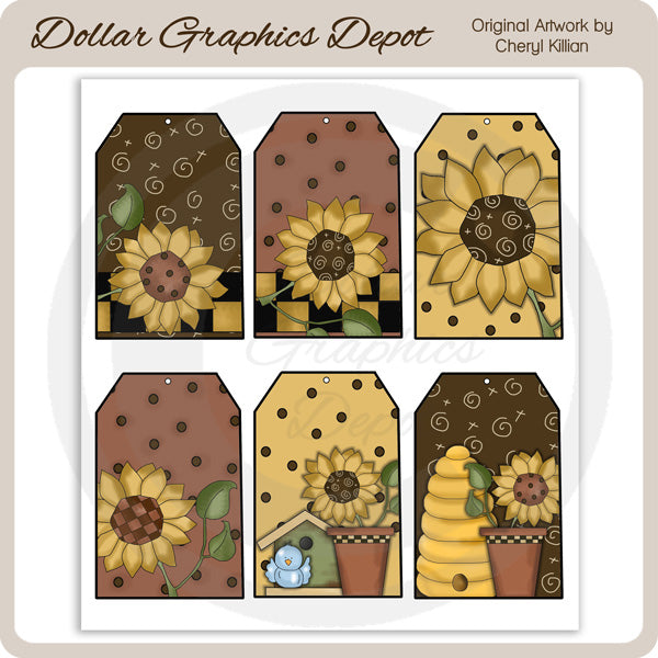 Sunflower - Sheet Tags