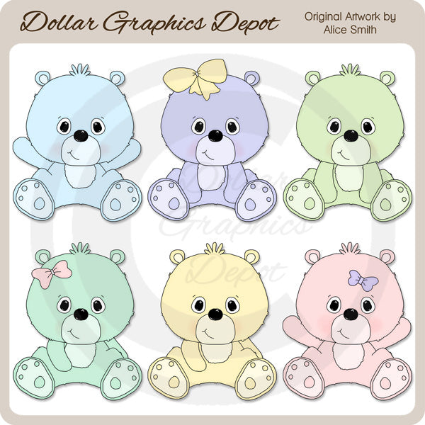 Sweet Baby Bears 2 - Imágenes prediseñadas - *Exclusivo de DCS*