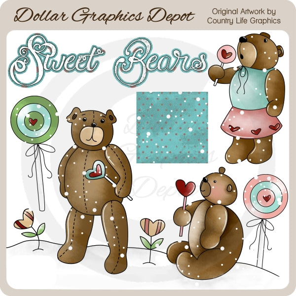 Ositos Dulces - Clipart