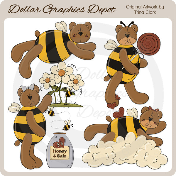 Dulces Ositos Bumble - Clipart