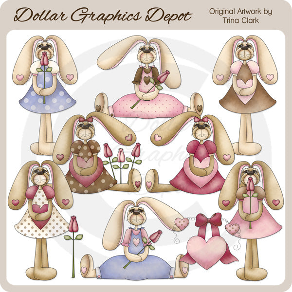 Dulces Conejitos - Clipart