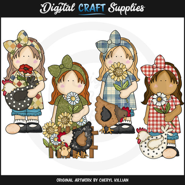 A Las Chicas Dulces Del Campo Aman Las Pollas - Clipart