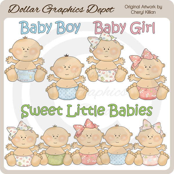 Dulces Bebés - Clipart