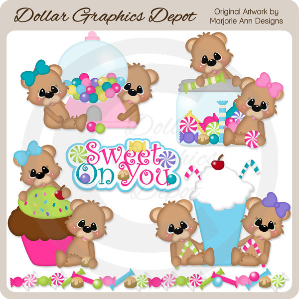 Sweet On You Bears - Imágenes Prediseñadas