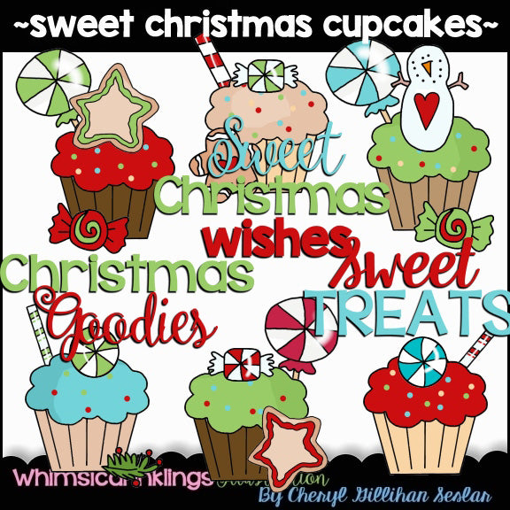 Sweet Christmas Cupcakes