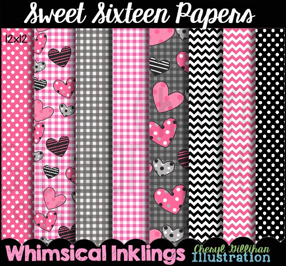 Dolci sedici...Carte / Sfondi