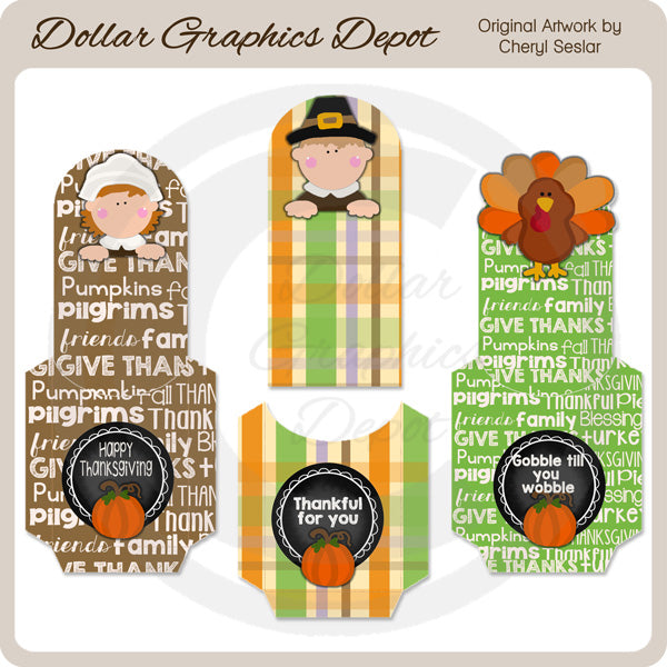 Thankful Mini Candy Pouches