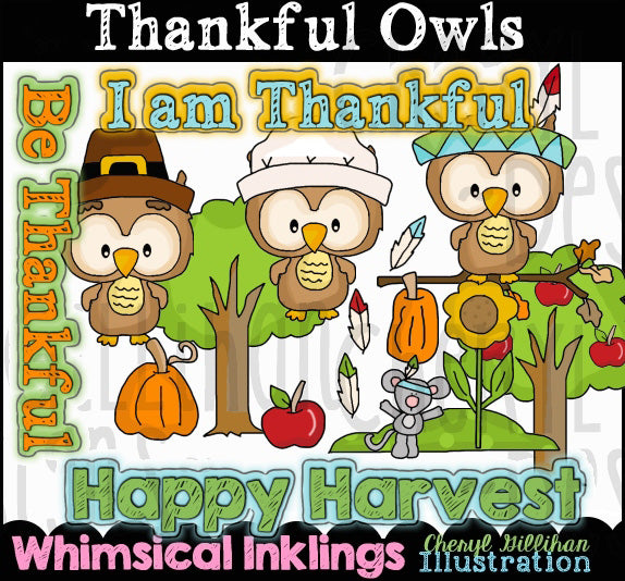 Búhos agradecidos... Colección gráfica